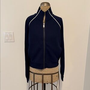 SPANX AirEssential Navy Track Jacket- Size Small- NWT